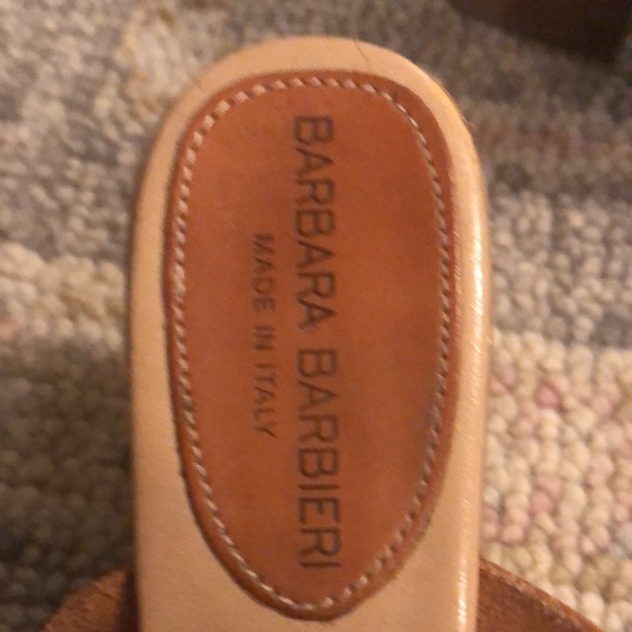 Barbara Barbieri cutout sandals size 8. Very little wear. - Picture 2 of 6